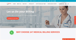 Desktop Screenshot of 247medicalbillingservices.com