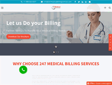 Tablet Screenshot of 247medicalbillingservices.com